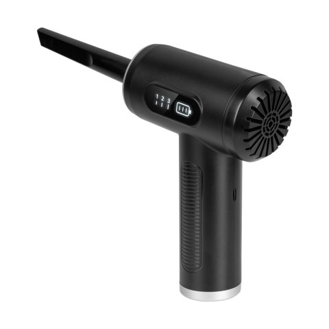 Dmuchawa , kompresor , 3 poziomy , latarka , 75W, 5 końcówek, bateria 6 000 mAh, TEESA
