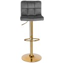 Hoker barowy Arako Gold grafitowy Velvet