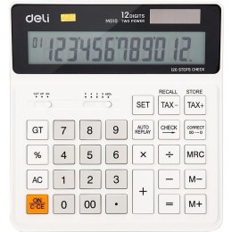 Kalkulator Deli M01010 biały