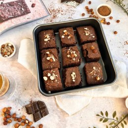 Metalowa forma do pieczenia kwadratowa 24cm