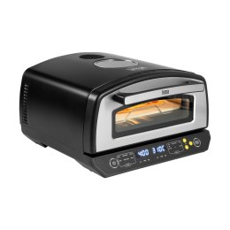 Piec do pizzy SUPREME ELITE 2200 W, 450 stopni, dwie grzałki, okno, LED, 33 cm, różna programy pieczenia