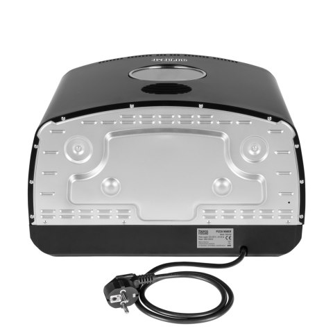 Piec do pizzy SUPREME ELITE 2200 W, 450 stopni, dwie grzałki, okno, LED, 33 cm, różna programy pieczenia