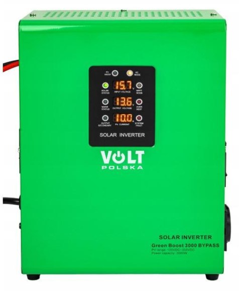 Przetwornica solarna VOLT POLSKA GREEN BOOST MPPT 3000 (120-350VDC) BYPASS