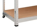 Regał magazynowy 4 poziomy 174x80x40 150 kg srebrny
