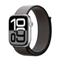 Crong Nylon - Pasek sportowy do Apple Watch 44/45/46/49 mm (Night Grey)