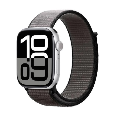 Crong Nylon - Pasek sportowy do Apple Watch 44/45/46/49 mm (Night Grey)