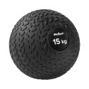 Mała piłka lekarska do ćwiczeń rehabilitacyjna Slam Ball 23cm 15kg, REBEL ACTIVE
