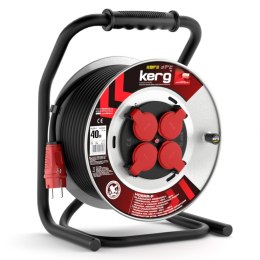 Przedł.BĘBNOWY KERG 3G2.5 30M CZARNY H05RRF STANDARD guma EPR