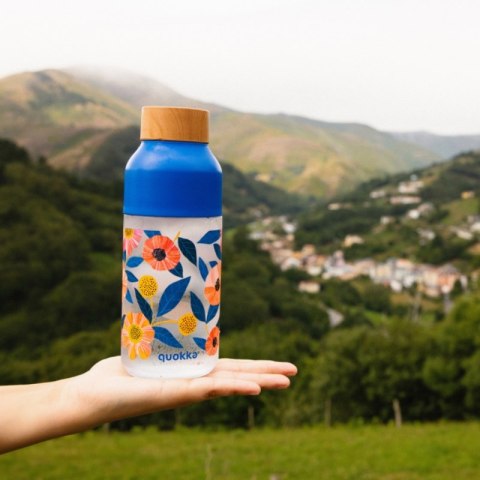 Quokka Ice - Butelka na wodę ecozen 570 ml (Summer Garden)