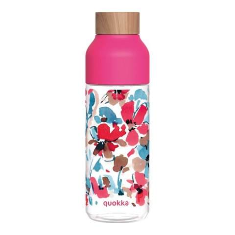 Quokka Ice - Butelka na wodę ecozen 720 ml (Red Flowers)