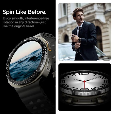 Spigen Bezel Tune Diver - Obudowa / Pierścień ochronny do Samsung Galaxy Watch 8 44 mm (Black)