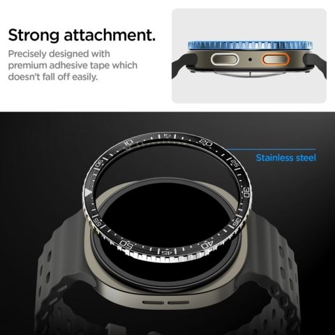 Spigen Bezel Tune Diver - Obudowa / Pierścień ochronny do Samsung Galaxy Watch 8 44 mm (Black)