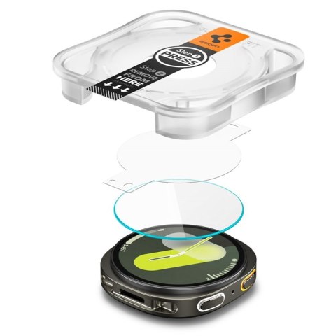 Spigen GLAS.TR EZ FIT 2-Pack - Szkło hartowane do Samsung Galaxy Watch 8 40 mm (2 szt)