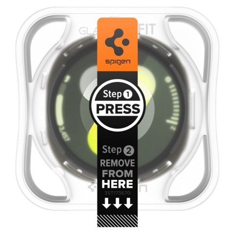 Spigen GLAS.TR EZ FIT 2-Pack - Szkło hartowane do Samsung Galaxy Watch 8 40 mm (2 szt)
