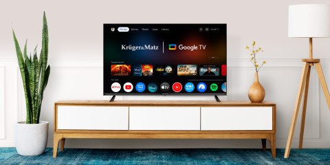 Telewizor Kruger&Matz 40" FHD Google TV 5.0, DVB-T2/S2/T/C H.265 HEVC