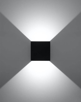 Kinkiet LUCA czarny LED IP54