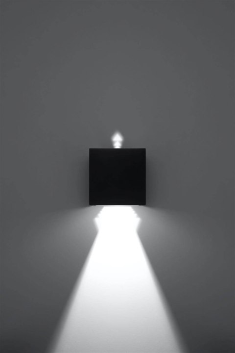 Kinkiet LUCA czarny LED IP54