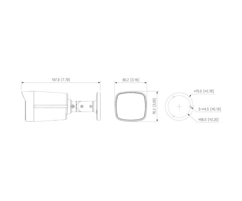 KAMERA IP IPC-HFW2649TL-S-LED-0360B-PRO WizSense WizColor - 6 Mpx 3.6 mm DAHUA
