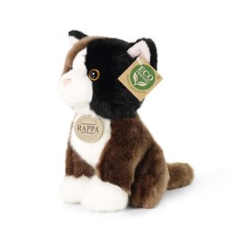 Rappa - Pluszowa realistyczna maskotka Kot trójkolorowy siedzący 18 cm Eco-Friendly