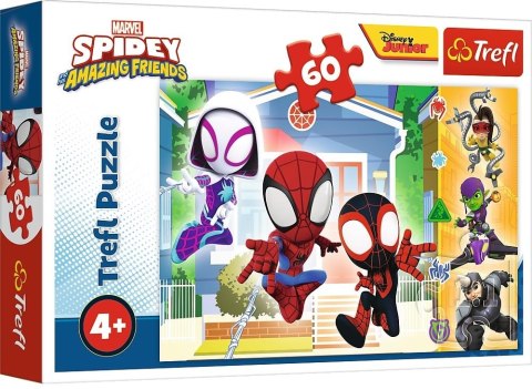 Trefl: Puzzle 60el. - Spider-Man: W świecie Spidey'a