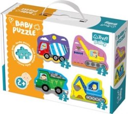 Trefl: Puzzle Baby - Classic. Pojazdy na budowie