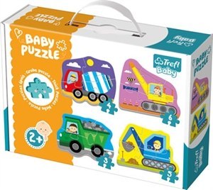 Trefl: Puzzle Baby - Classic. Pojazdy na budowie