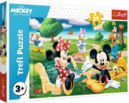 Trefl | Puzzle maxi 24el.| Myszka Miki w gronie przyjaciół