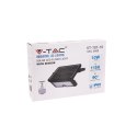 Projektor solarny V-TAC 10W LED czarny czujnk ruchu IP65 VT-787-10 4000K 1150lm