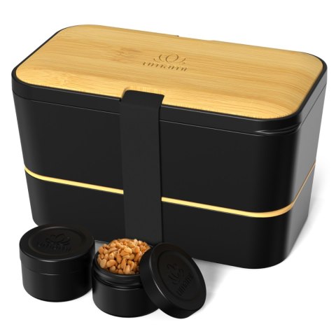 Lunchbox Nestable - Bamboo Black - 1500ml