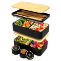 Lunchbox Original - Black & Bamboo - 1200 ml
