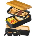 Lunchbox Original - Black & Bamboo - 1200 ml