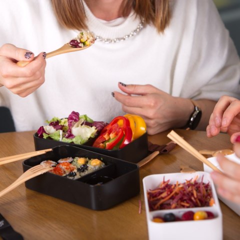 Lunchbox Original - Black & Bamboo - 1200 ml