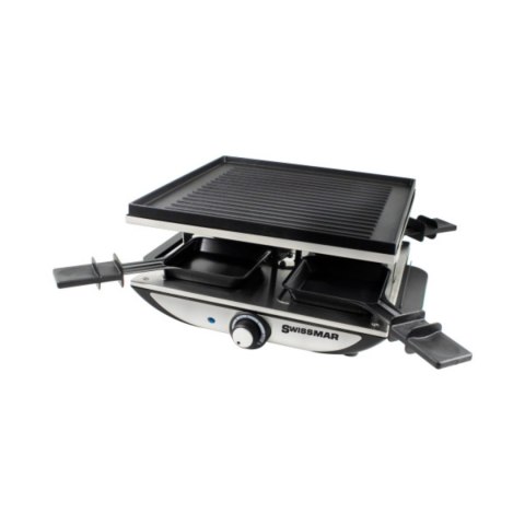 SWISSMAR Raclette GENEVA dla 4 osób, srebrne