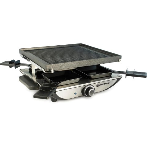 SWISSMAR Raclette GENEVA dla 4 osób, srebrne