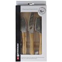 SWISSMAR Zestaw noży do sera 3szt, uchwyt akacja