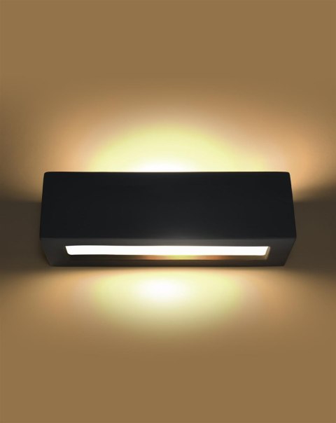 Kinkiet ceramiczny VEGA czarny