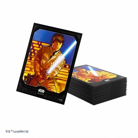 Asmodee Star Wars: Unlimited Art Sleeves Double Sleeving Pack - Luke Skywalker Deck sleeve