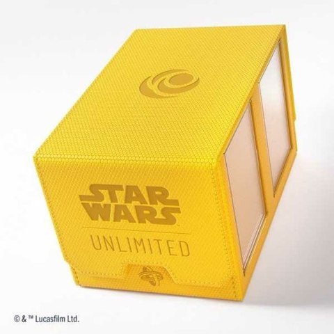 Asmodee Star Wars: Unlimited Double Deck Pod - Yellow Deck Box