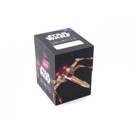 Asmodee Star Wars: Unlimited Soft Crate - X-Wing/TIE Fighter Deck Box