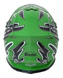 Kask Motocyklowy Enduro Zielony S