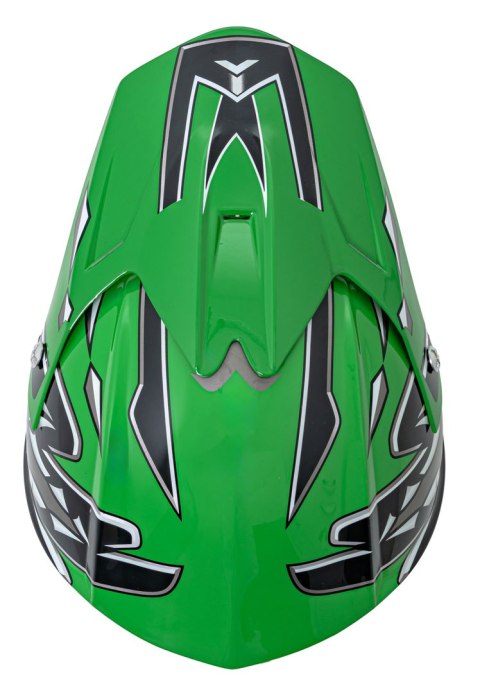 Kask Motocyklowy Enduro Zielony S