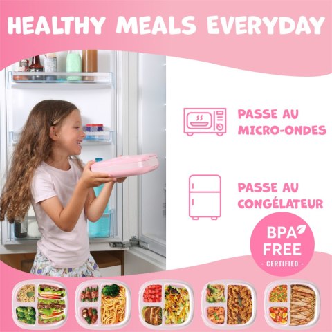 LunchBox Kids Window - Pink - 800ml