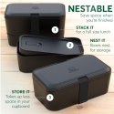 Lunchbox Nestable - Onyx Black - 1500ml