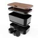 Lunchbox Nestable - Walnut Black - 1500ml