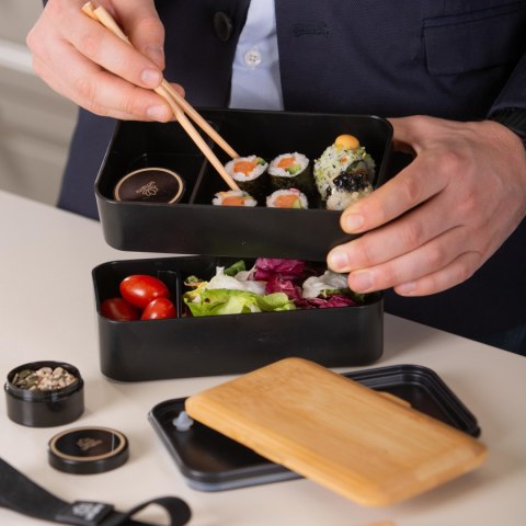 Lunchbox Original - Black & Bamboo - 1200 ml