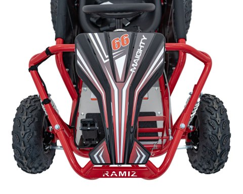 Pojazd Gokart Elektryczny MAIGHTY Czerwony