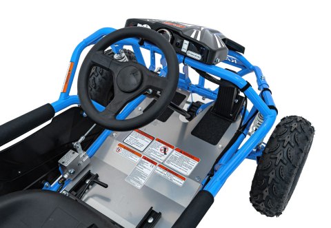 Pojazd Gokart Elektryczny MAIGHTY Niebieski