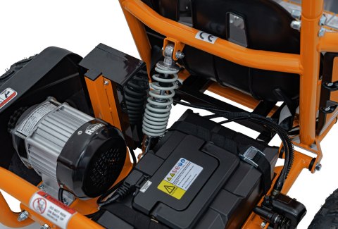 Pojazd Gokart Elektryczny MAIGHTY Pomarańczowy