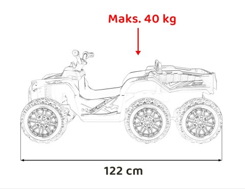 Pojazd Quad Sport TX ATV Różowy