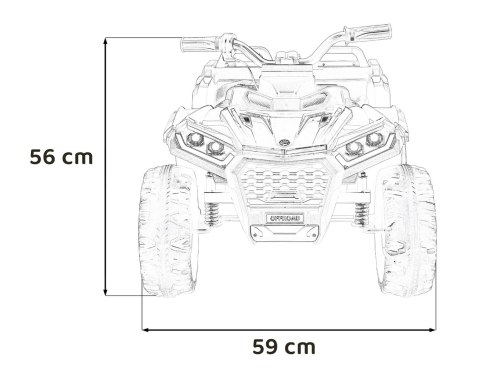 Pojazd Quad Sport TX ATV Różowy